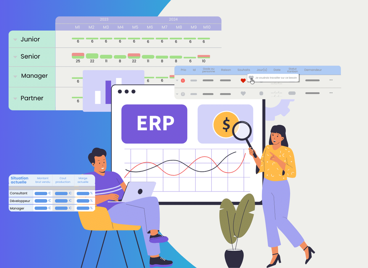 The specificities of a project management ERP