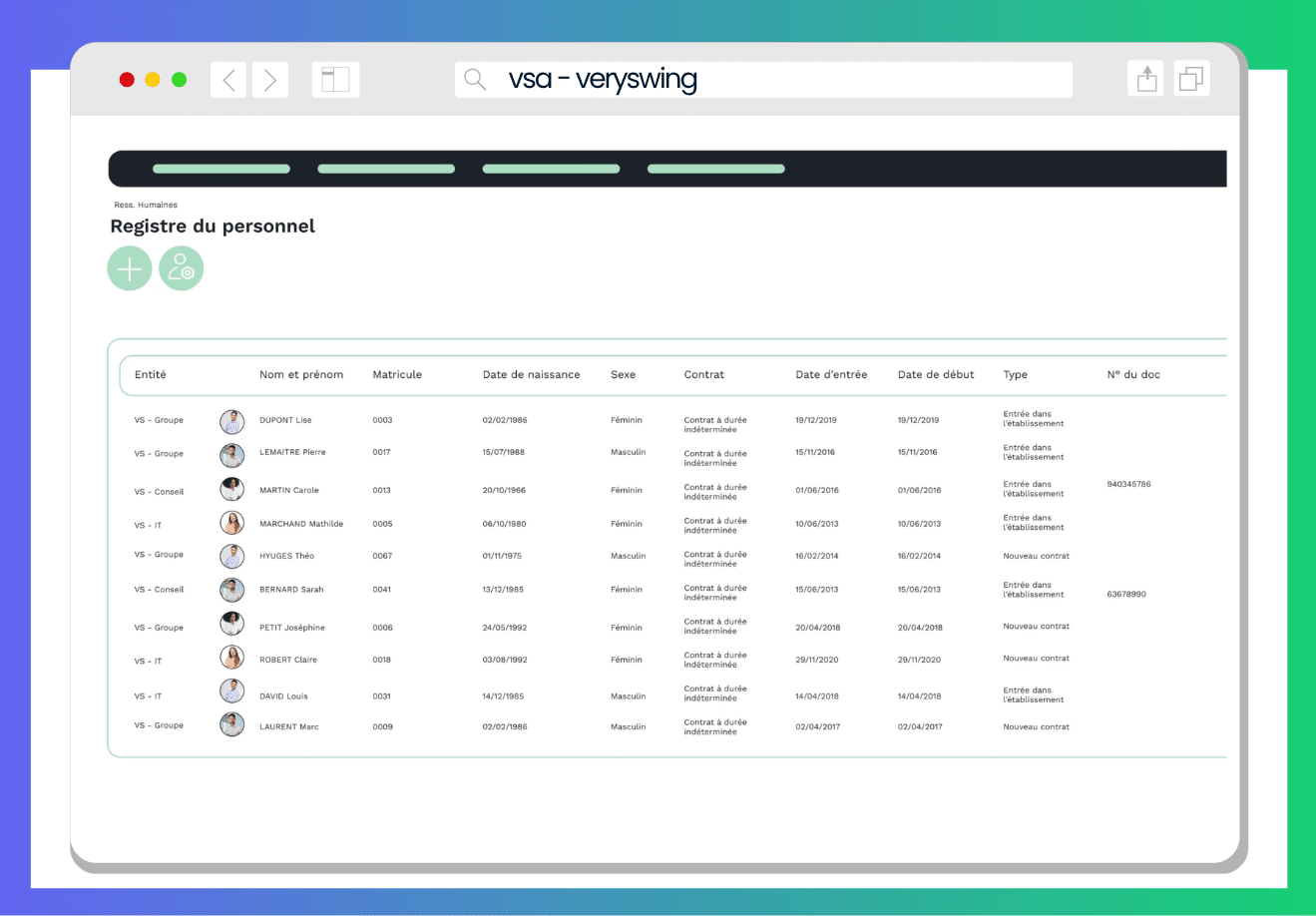 ERP for IT Services : VSA veryswing