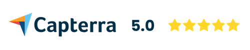 Capterra 5.0 stars
