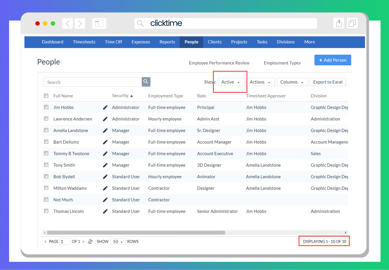 Clicktime-Software